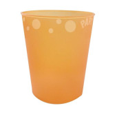 Copo Plástico Laranja 250ml