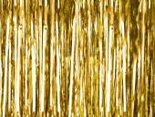 Cortina Porta Festa Dourada 90x250cm
