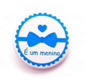 Crachá Alfinete É um Menino