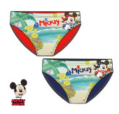 Cueca Banho Mickey Pirata Bebé Sortido