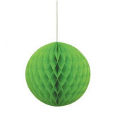 Decoração Bola Papel Verde 20cm