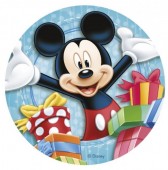 Decoração em açúcar para bolo de Aniversário Mickey