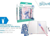 Diário + Caneta Mágica Stitch