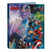 Dossier Lombada Fina A4 Avengers Heroes vs Thanos