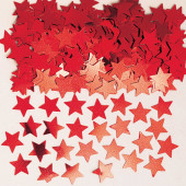 Emb Confettis Metálicos Estrelas Vermelhas
