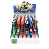 Esferográfica Futebol Auto-apagável No Label