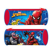 Estojo Cilíndrico 22cm Spiderman Marvel Azul