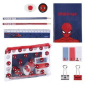 Estojo + Conjunto Papelaria Spiderman