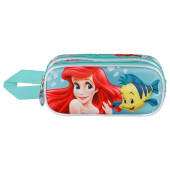 Estojo Duplo 3D Ariel Princesas Disney Sea