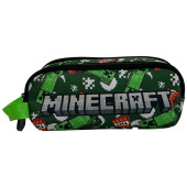 Estojo Duplo Minecraft Ovalizado