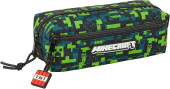 Estojo Escolar Minecraft Triplo Elastico