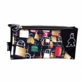 Estojo escolar triplo Campro Padlocks
