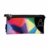 Estojo escolar triplo Campro Triangles