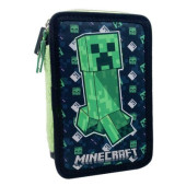 Estojo Plumier duplo 20 peças Minecraft
