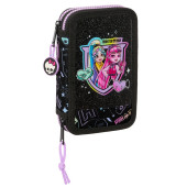 Estojo Plumier duplo 28 peças Monster High Fantastic