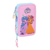 Estojo Plumier duplo 28 peças My Little Pony Wild & Free