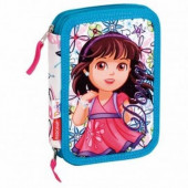 Estojo Plumier Duplo Dora Glitter