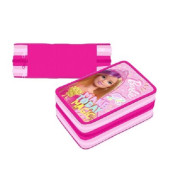 Estojo Plumier Triplo Barbie Magic