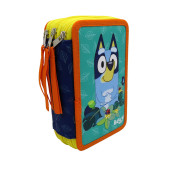 Estojo Plumier Triplo Completo Bluey