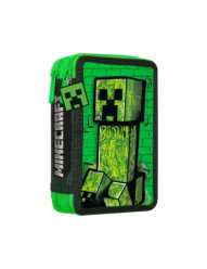 Estojo Porta-lápis 2 Compartimentos - Minecraft