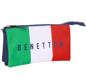 Estojo Triplo Benetton Flag
