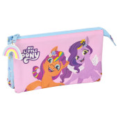 Estojo Triplo My Little Pony Wild & Free