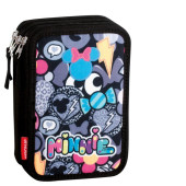 Estojo triplo Plumier Minnie Patch