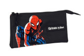 Estojo Triplo Spiderman Hero Black