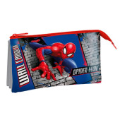 Estojo Triplo Spiderman Marvel Wall Crawler
