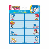 Etiquetas Escolares Sonic - 16 und.