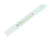 Faixa Baby Shower Mom to Be Azul