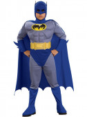 Fato Batman the Brave and the Bold Musculoso Azul