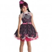 Fato Carnaval e Peruca Monster High Draculaura Sweet 1600
