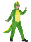 Fato Crocodilo Verde Deluxe Infantil
