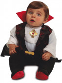 Fato de Conde Drácula elegante para bebé