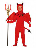 Fato do diabo monstruoso halloween