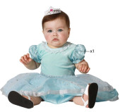 Fato Princesa Azul Bebé