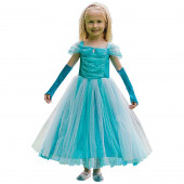 Fato Princesa Cintilante Turquesa