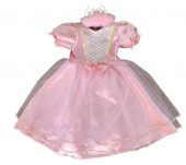 Fato Princesa Rosa Aurora Bebé