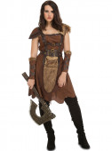 Fato Viking Guerreira Mulher Adulto
