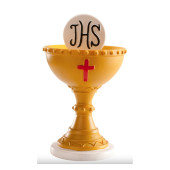 Figura Bolo Primeira Comunhão Cálice 13cm