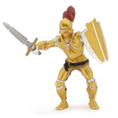 Figura Cavaleiro com Armadura Dourada Papo