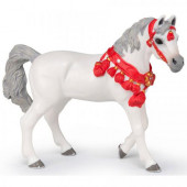 Figura Cavalo Árabe Branco Papo