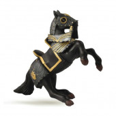 Figura Cavalo do Cavaleiro de Armadura Negra Papo