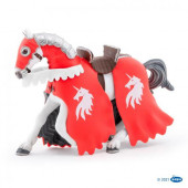 Figura Cavalo do Cavaleiro de Unicórnio com Lança Papo