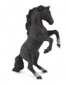 Figura Cavalo Preto em Pé Papo