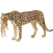 Figura Leopardo com Cria Mojo XL