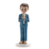 Figura Menino Comunhão Azul