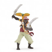 Figura Pirata com Sabres Papo