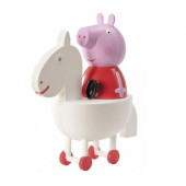 Figura Porquinha Peppa Cavalo 10cm